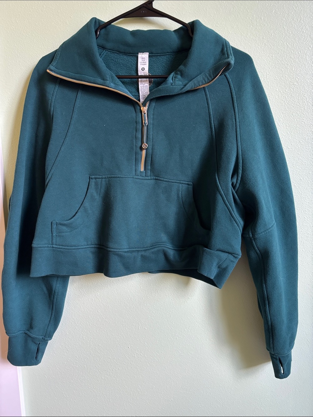 Lululemon Turquoise Half-Zip